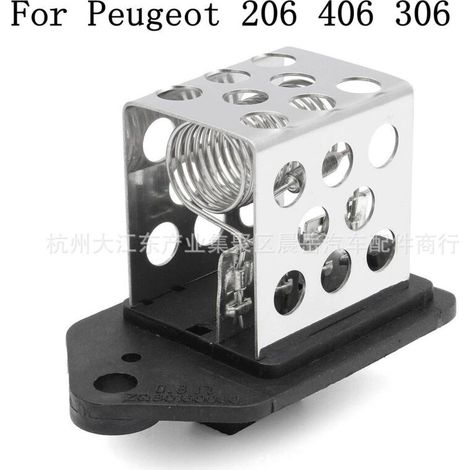 3-poliger Lüfterwiderstand für Peugeot 206 307/Citroën C2 C3, schwarz 1267E3 (1/5)