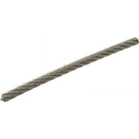 Cable souple, 7x7 inox A4(en Bobine) - diametrecable: 3 - longueurbobine: 25