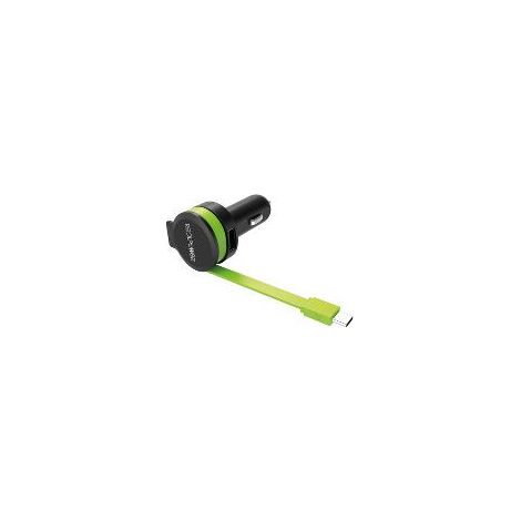 Realpower Adattatore di alimentazione per auto 4.8 A 2 connettori di uscita (USB, USB-C) (1/4)