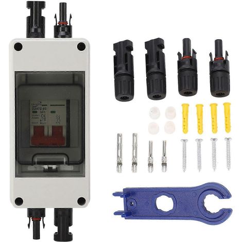 Solar-Trennschalter, Mini-Leistungsschalter mit IP65 wasserdichtem Verteilerkasten, PV-Trennschalter D