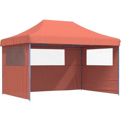Maison Exclusive - Partyzelt Faltbar Pop-Up mit 3 Seitenteilen Te