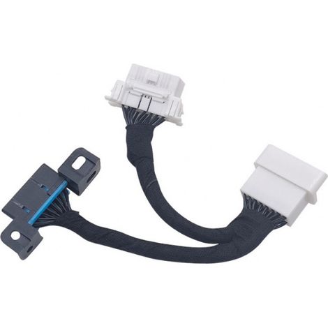 Câble répartiteur OBD2 en Y 1-2 de 0,15 m, câble adaptateur de diagnostic à double port, adapté aux véhicules Toyota et Nissan. (1/5)