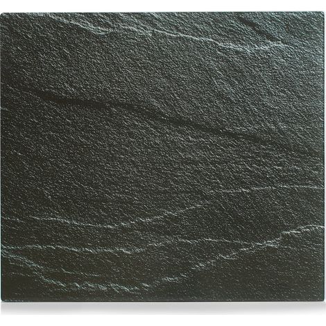 Zeller Tavola in vetro temperato trasparente 50x56 cm (1/3)