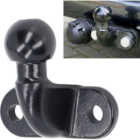 Boule d'attelage forgée de 50 mm, de style européen noir (1/5)