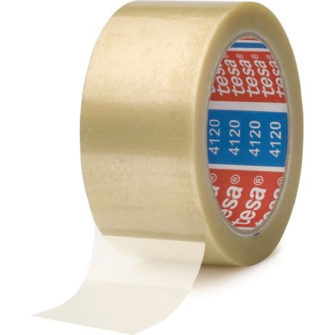 Tesa 04120 – 00007 – 00 nastro Pack in PVC, Trasparente, 66 m: 38 mm (1/3)