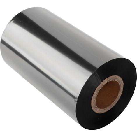 110 mm x 300 m Thermotransfer-Wachsklebstoffbandrolle für Premium-Etikettendrucker