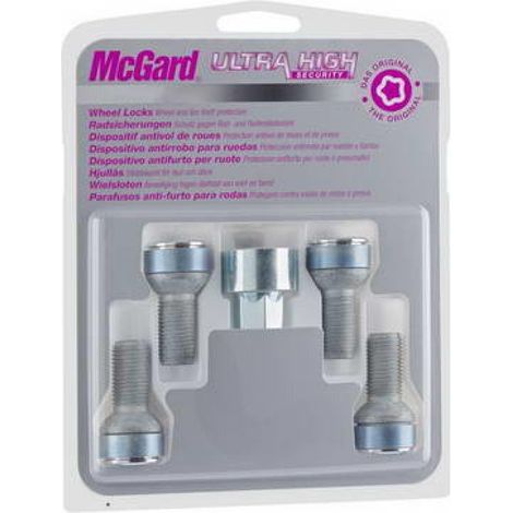 4 VIS ANTIVOL SL MCGARD M12X1.5/ R12/ LONG. 24.1MM/ Ø17MM