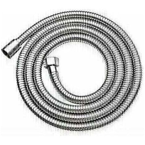 Tuyau de douche universel flexible en acier inoxydable 1,5 m (59 po), anti-enroulement, filetage standard G1/2", compatible avec toutes les cabines et robinets de douche