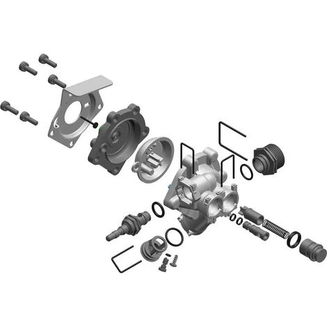 BOSCH Valvola acqua (membrana ovale) (nero), 8738728064