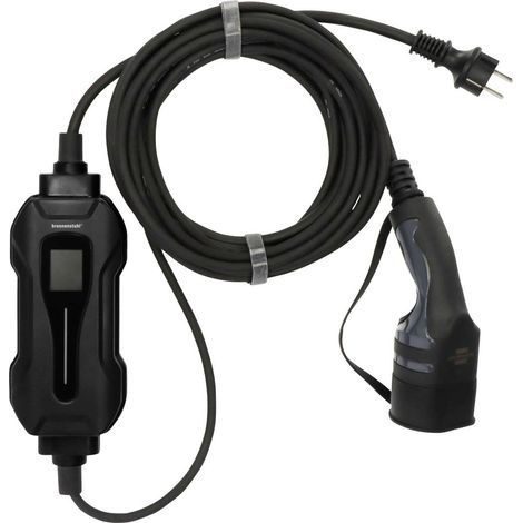 Station de charge EV type 2 - BRENNENSTUHL - 1384010 - 10 A, 2,3 KW, 8 m, IP44, écran (1/5)