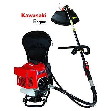 Vigor – Débroussailleuse thermique Kawasaki 53,2 cc 2,00 kW – Moteur 2 temps – Tête filetage 10x1,25 m – Tige aluminium 26 mm (1/2)