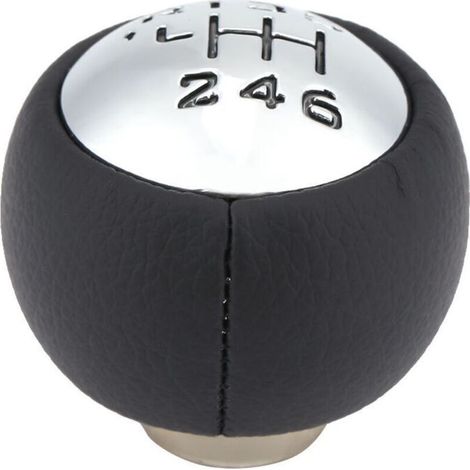 Pommeau Levier Vitesse, Pommeau de Vitesse 6 Vitesses, Boule de Vitesse, Tête de Levier de Vitesse Manuelle de Remplacement pour 307 308 3008 407 5008 807 C3 C4 C8