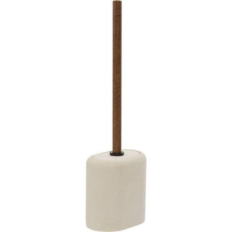 Brosse WC en Résine "Argiléo" 39cm Beige (1/5)