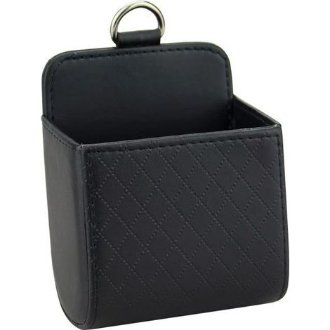 Für 1 Stück Universal-PU-Autoaufbewahrung, Auto-Leder-Aufbewahrungsbox, PU-Auto-Aufbewahrungsbox, Auto-Leder-Organizer-Box, für Schlüssel