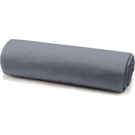 Drap housse matelas épais coton 57 fils 180x200 Gris Canon fusil (1/5)