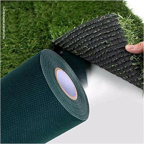 Suinga – Ruban adhésif pour gazon synthétique 30 cm x 5 mètres – Bande de jonction imperméable – Adhérence solide et durable – Installation intérieure et extérieure