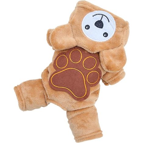Hundekleidung: Weiches Teddybär-Hundeshirt mit klassischem, niedlichem und bequemem Design