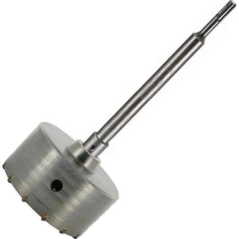 Fresa A Tazza 120 Mm Carotatrice Muro Asta Sds Plus 50 Cm Prolunga Da Trapano (1/2)