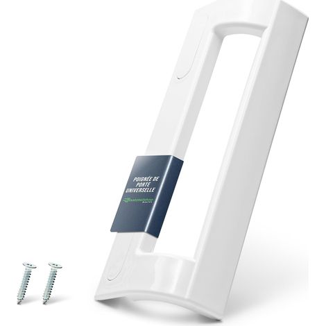 1 Poignée Réfrigérateur, Universel Blanc, Fixation 82-163 Mm, Congélateur, Bosch Siemens (1/5)