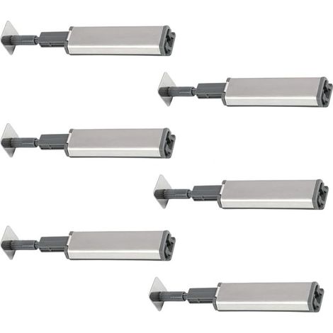 Magnetic Push to Open Door Cupboard Push to Open Magnetic Latch with Shock Absorber Door Cupboard Cabinet Push Button for Cabinets, Drawers and Cupboards (1/5)