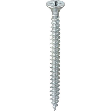 TIMCO Solo Countersunk Silver Woodscrews - 6.0 x 70