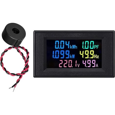 4724 mm Multiparameter-Elektromessgerät, hochpräzises Farbdisplay, für Industrie und Haushalt, Werkzeug für Elektriker zur Spannungsmessung (1/5)