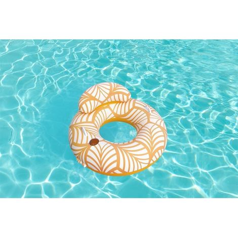 TRADE SHOP - Poltrona Gonfiabile Comfort Plush Galleggiante Piscina Spiaggia 118x117cm 43643 - (1/5)