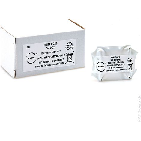 NX - Pile lithium remplaçant 40LF220 3V 270mAh (1/4)