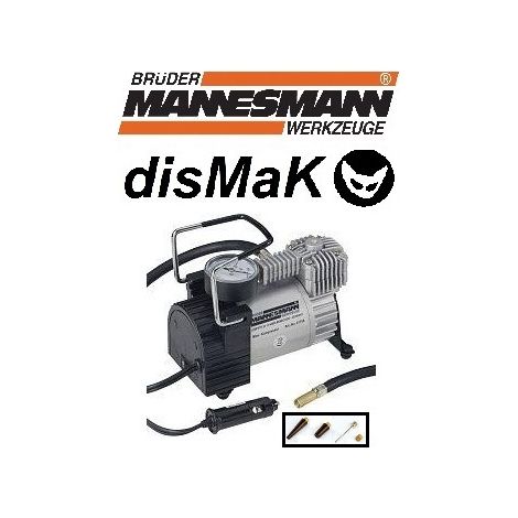 Brüder Mannesmann Mini compresor 12 V Aluminio 10 bar (1/4)