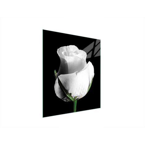 Glasschneidebrett 45x52 Rose (1/5)