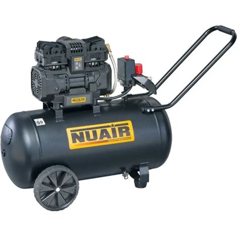 Compresseur SILTEK 50L sans huile silencieux NUAIR (1/2)