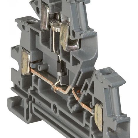 Bloc de jonction à fonction à vis viking 3 avec 2 jonctions 2 étages à diode LEGRAND 037155 (1/2)