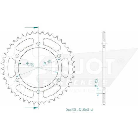 Couronne, Benelli, 2018/2019 - 525 - 44 dents (1/2)