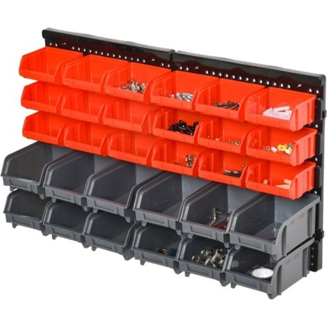 30 Cubbie Wall Storage Board for Tools - Organize Screws and Equipment in Your Garage or Workshop with DIY Kits. (1/5)