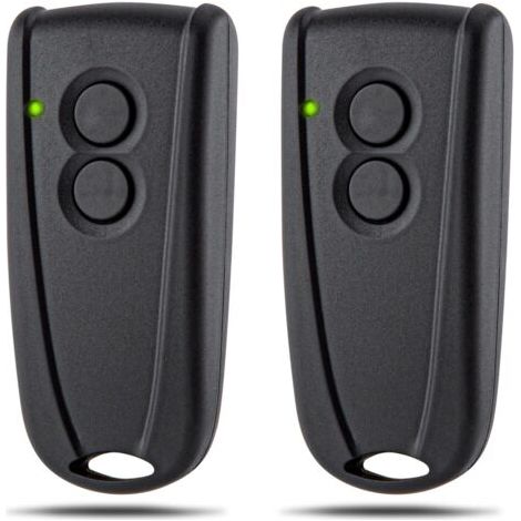 QORVA-2 pièces Télécommande d'ouverture de Garage pour EcoStar RSC2-433 RSE2-433, télécommande de Porte pour Hormann EcoStar Liftronic 500/700/800 pour Portronic D2500/D5000/S4000
