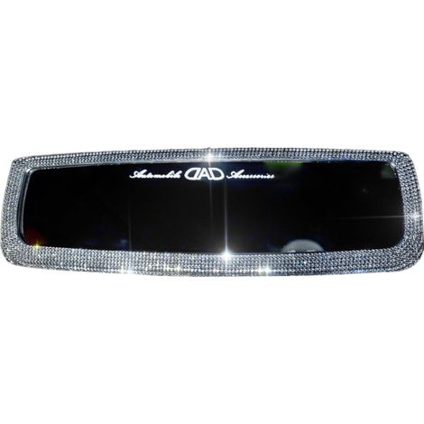 Specchietto retrovisore per auto con strass scintillanti, accessori per interni auto in cristallo