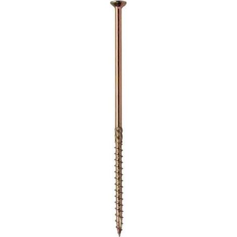 Vis à tête fraisée pour cadre, galvanisées et bichromatées, 6 x 150 mm - boîte de 100 pièces (1/5)