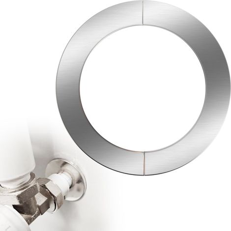 Rosace de Recouvrement pour Tuyau de Poêle en Acier Inoxydable, DN 120 mm, Rosace cheminée, Embout de Cheminée, Plaque de Base pour Poêle, Adapté à Tuyaux de Chaudières (1/5)
