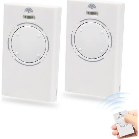 Lot de 2 télécommandes de porte de garage 868 MHz 4 canaux compatibles avec XT4 868 SLH LR, XT4 868 SLH, XT2 868 SLH LR, XT2 868 SL (1/5)