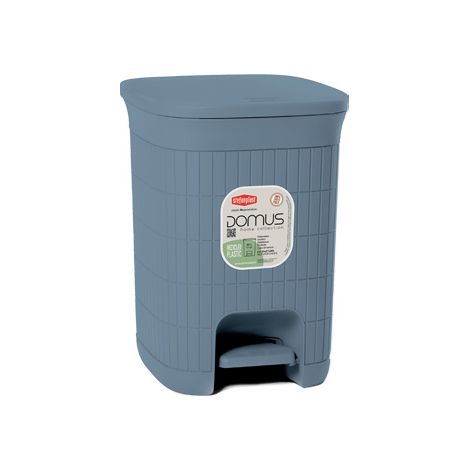 PATTUMIERA A PEDALE 'DOMUS' smoky blue  - STEFANPLAST