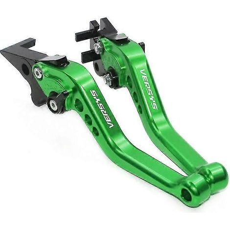 Accessoires pour Kawasaki Versys 650 2006-2014 : Leviers de frein et d'embrayage verts (2006-2008) (1/4)