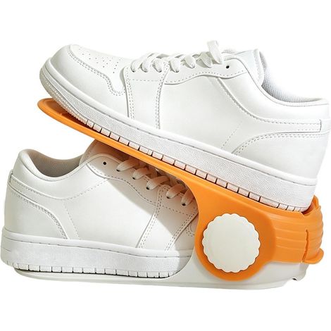 Rangement Chaussures Pour Placard Rangement Baskets à Double Niveau Meuble À Chaussures Réglable Et Gain De Place Pour La Maison, L'Armoire, L'Entrée, Le Placard, Les Appartements Et L (1/5)