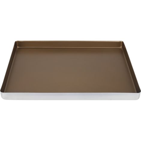 Backbleche, Bratbleche, Aluminiumlegierung, 40 x 30 x 3 cm, Kuchen-/Keksblech