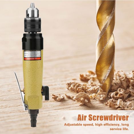 Perceuse-visseuse pneumatique réversible 3/8" pour usage industriel, 900 tr/min