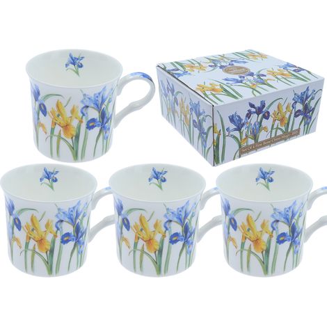 Heritage, 4er-Set Tassen 295 ml - Iris, Iris