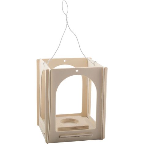 849 Lanterne en bois à faire soi-même, sans colle, avec support pour bougie chauffe-plat, bricolage en bois, idée cadeau, Marron (1/5)