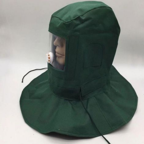 Casque De Protection - Pour Sablage Et Polissage - Verre Incurvé - Capuchon Remplaçable - Écoute Sonore - Étanchéité Renforcée - 1 Pièce (1/4)