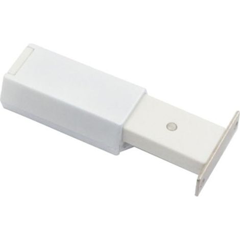 Loquet de porte à pousser pour armoire, blanc et noir (1/2)