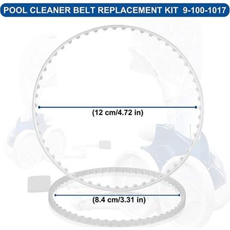 Upgrade 360/380 Poolreiniger-Riemen-Ersatzset (2 Stück) (1/4)