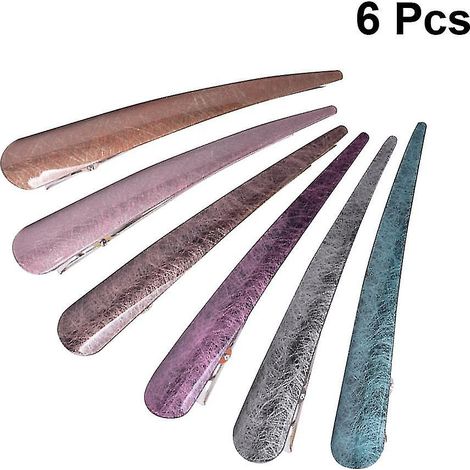 Pinces à cheveux, pinces à bec d'alligator, pinces à cheveux, pinces à bec de canard, pinces à cheveux, pinces à dents de canard, pinces à bec en métal, pinces à bec de crocodile (1/5)